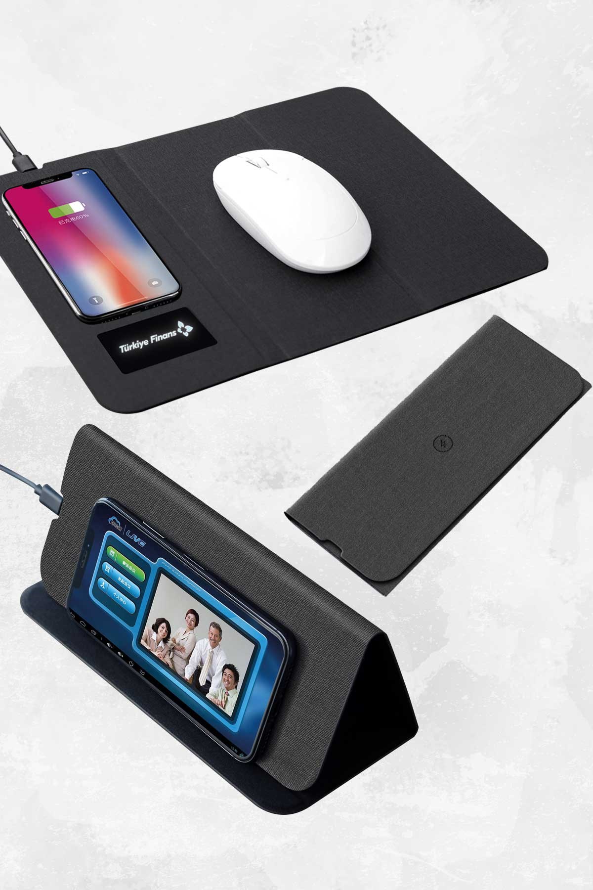 PB1102-Wireless Şarjlı Mouse Pad