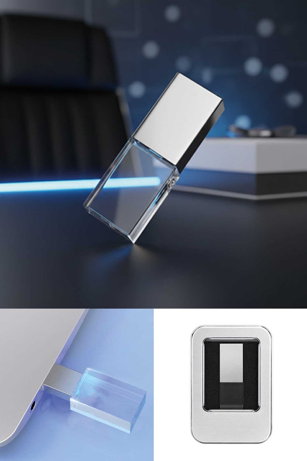 Promosyon Kristal USB Bellek-PB1025