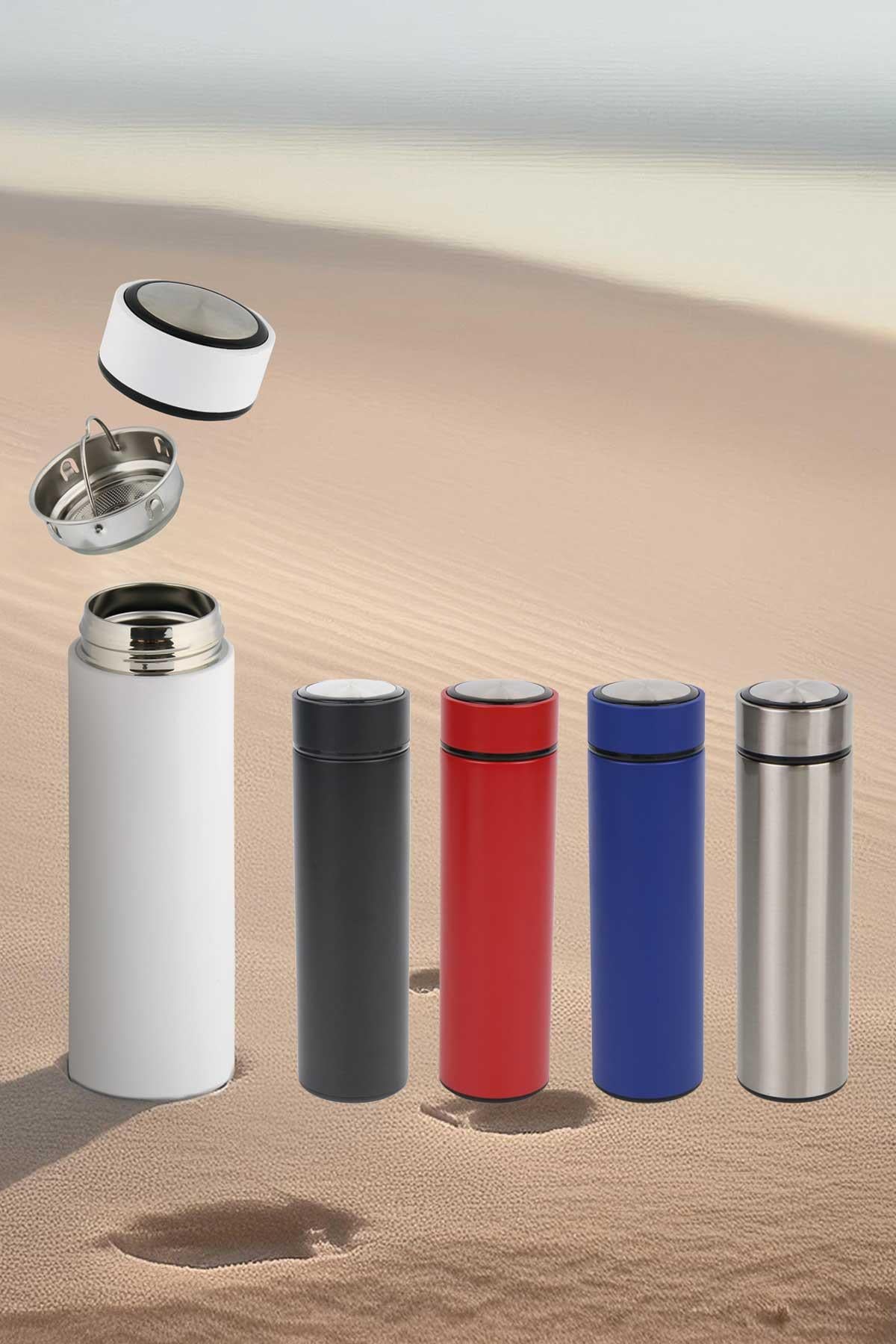 Süzgeçli Ekonomik Termos Bardak - 500ml-PB2526