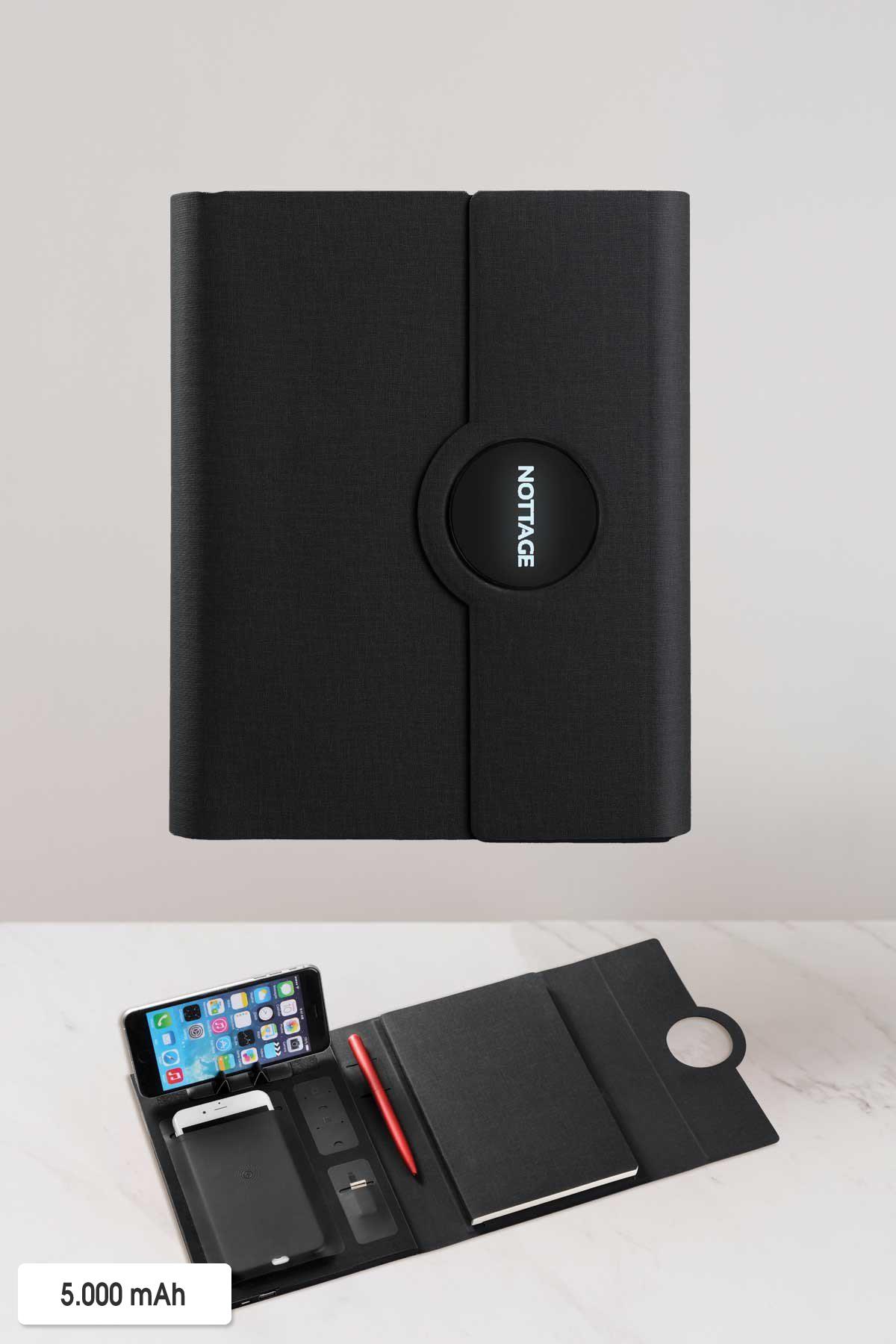 Uygun Ekonomik Baskılı Powerbank Organizer-PB1157