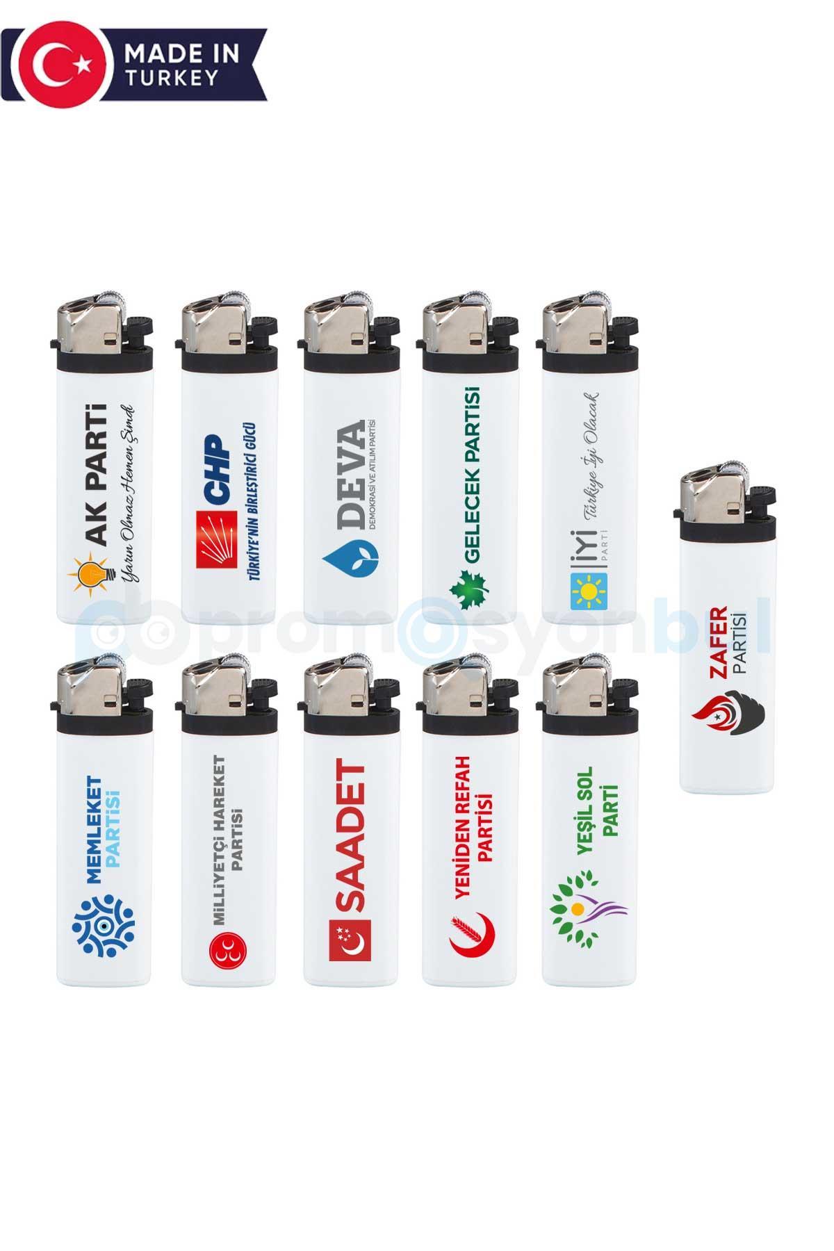 2023 Seçim için Parti Logo Baskılı Çakmak-PB3100