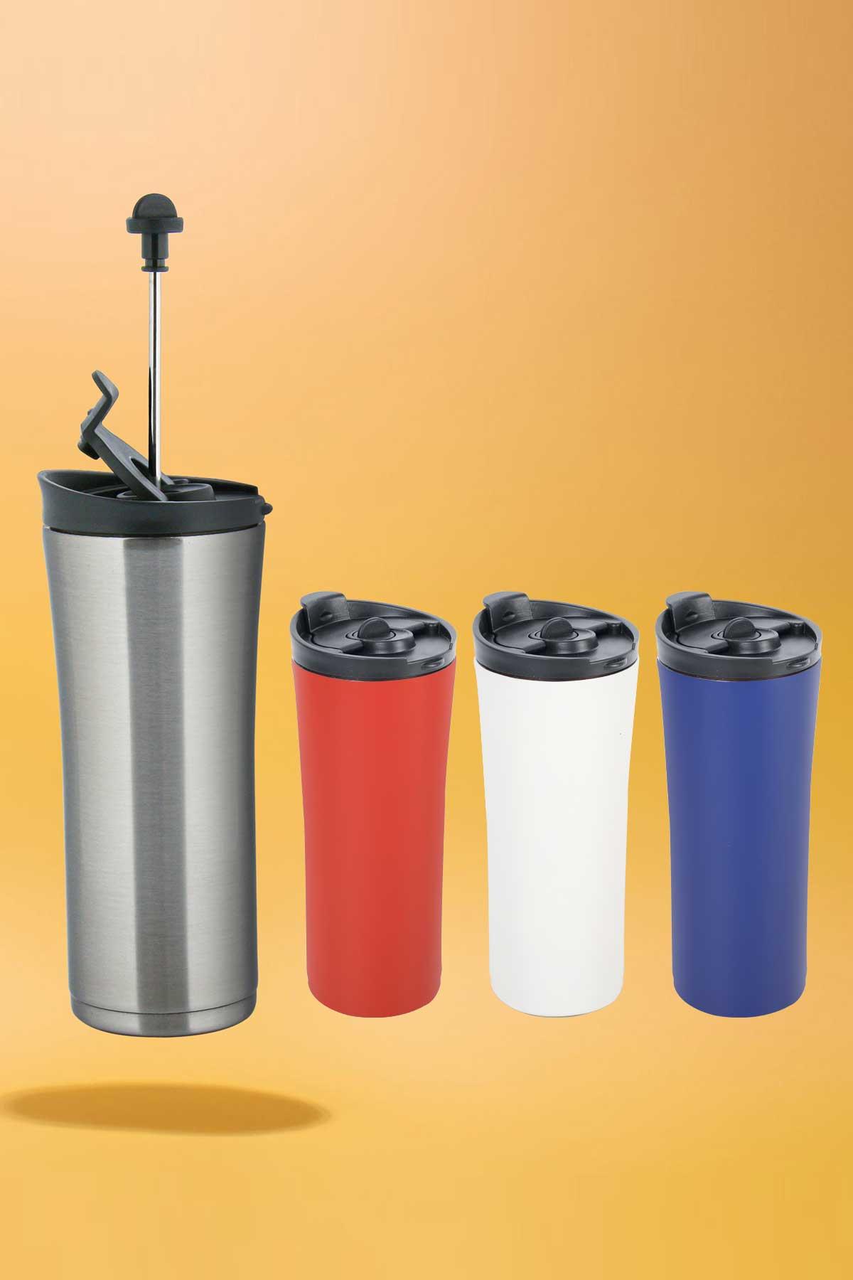 French Press Filtreli Termos Bardak - 500ml-PB2534