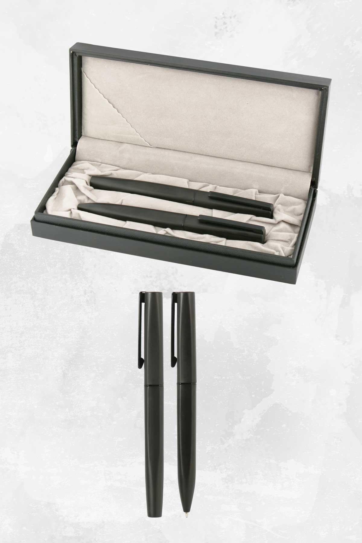 Metal Kalem Seti (Roller-Tükenmez)-PB1832