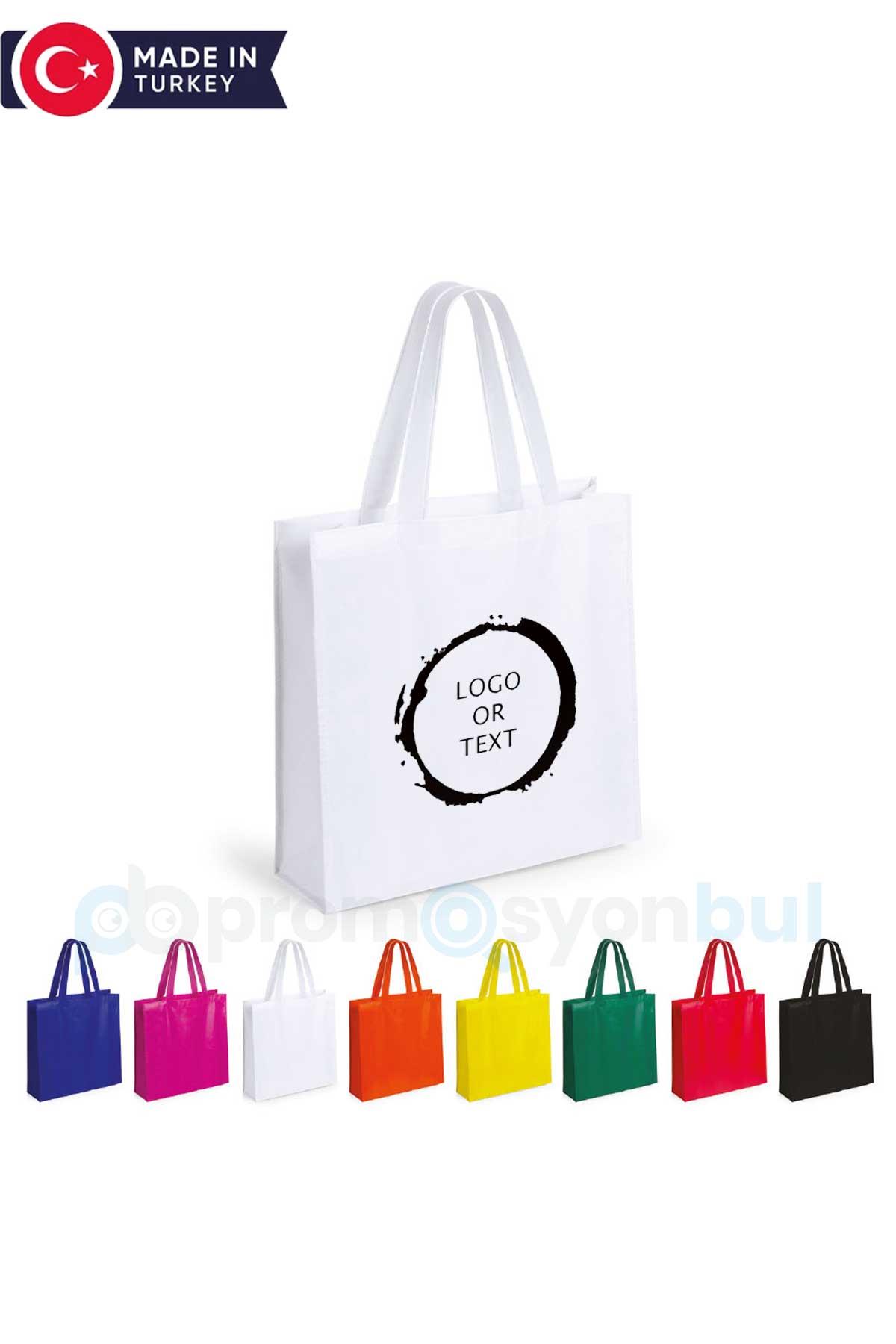 PB3075-2023 Seçim Parti Logo Baskılı Elyaf Nonwoven Çanta