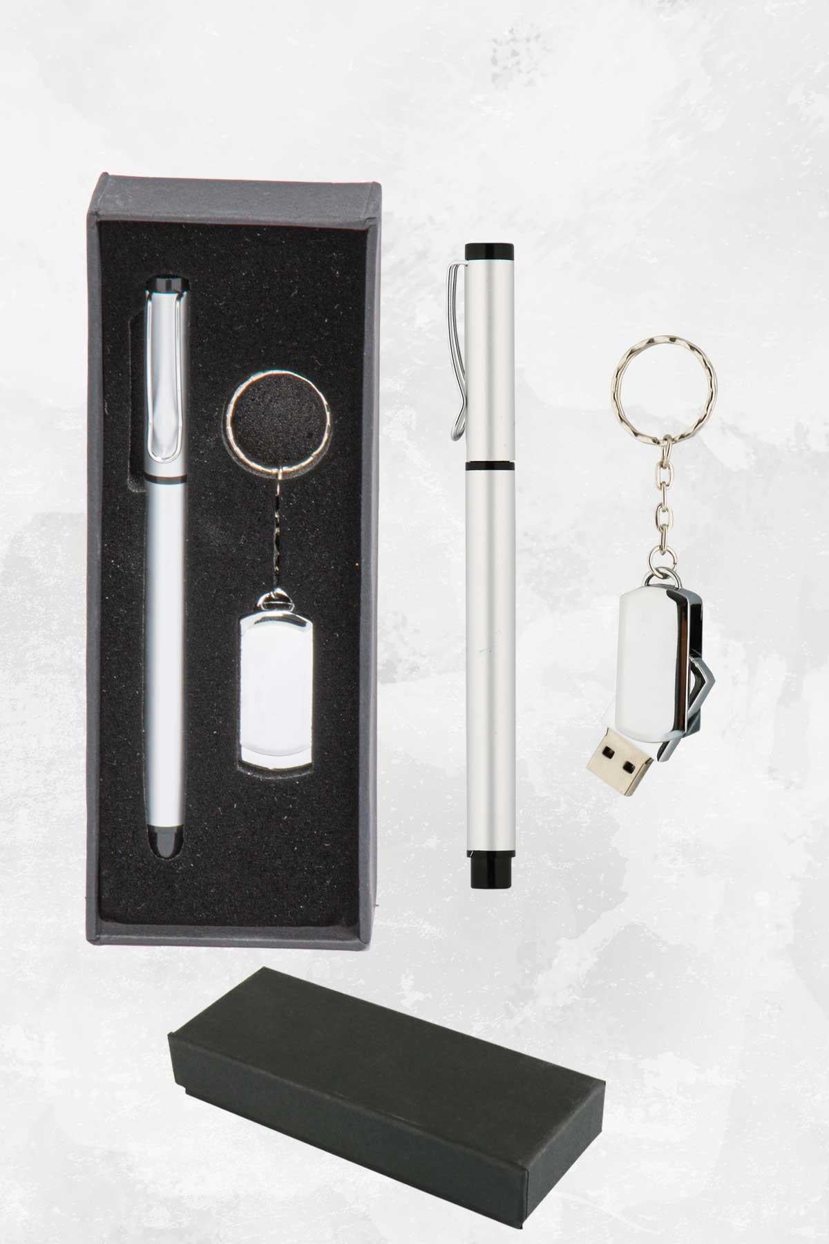 Promosyon Kalem Seti (Roller-USB)-PB1821