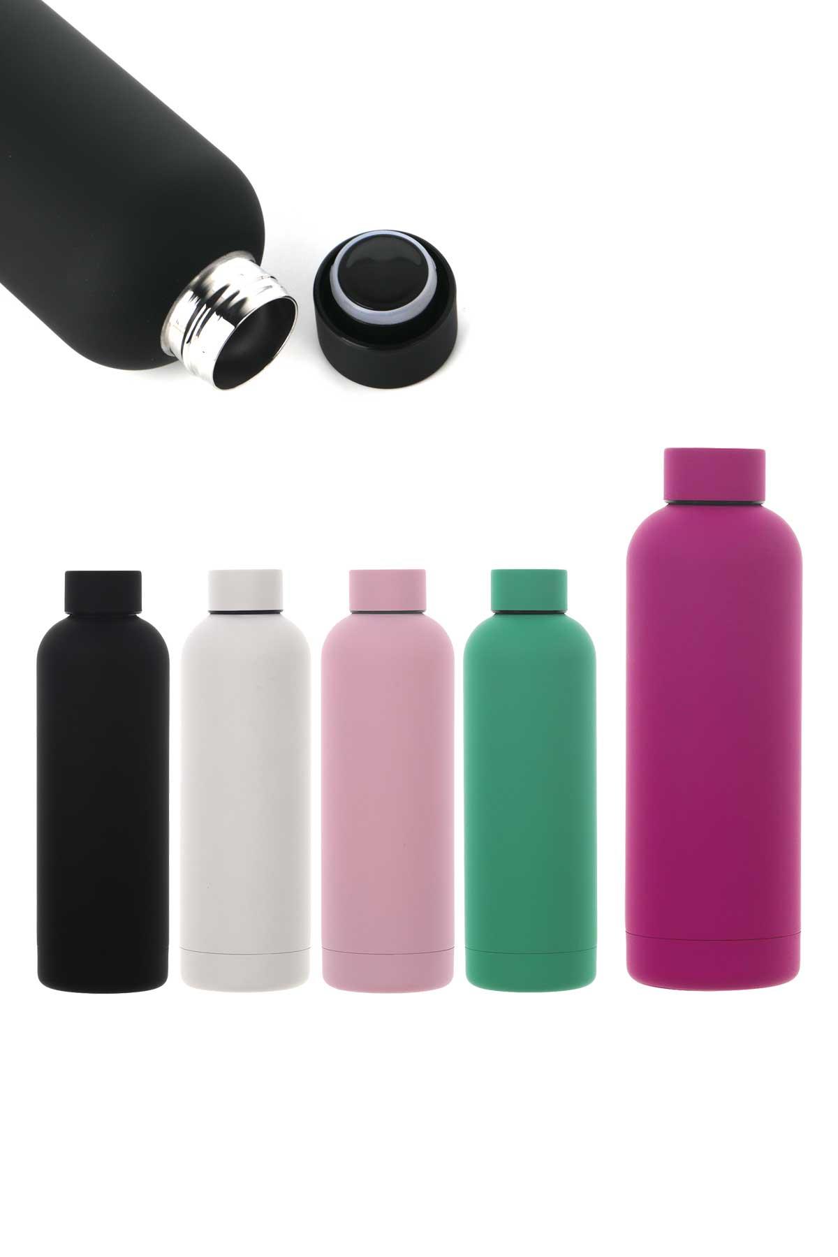 Rubber Gövde Promosyon Baskılı Termos - 500ml-PB2549