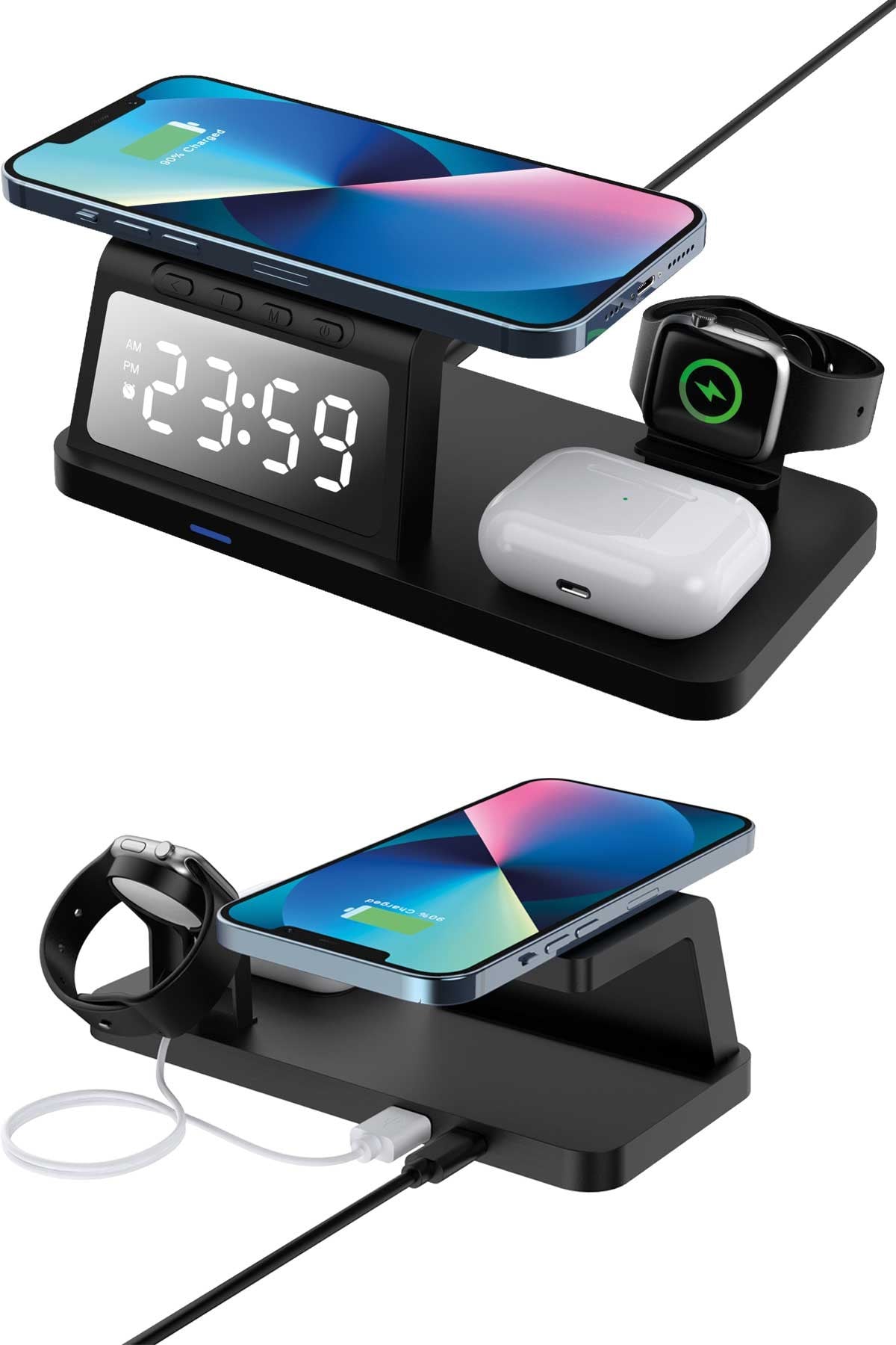 Wireless 3'lü Şarj İstasyonu-PB2601