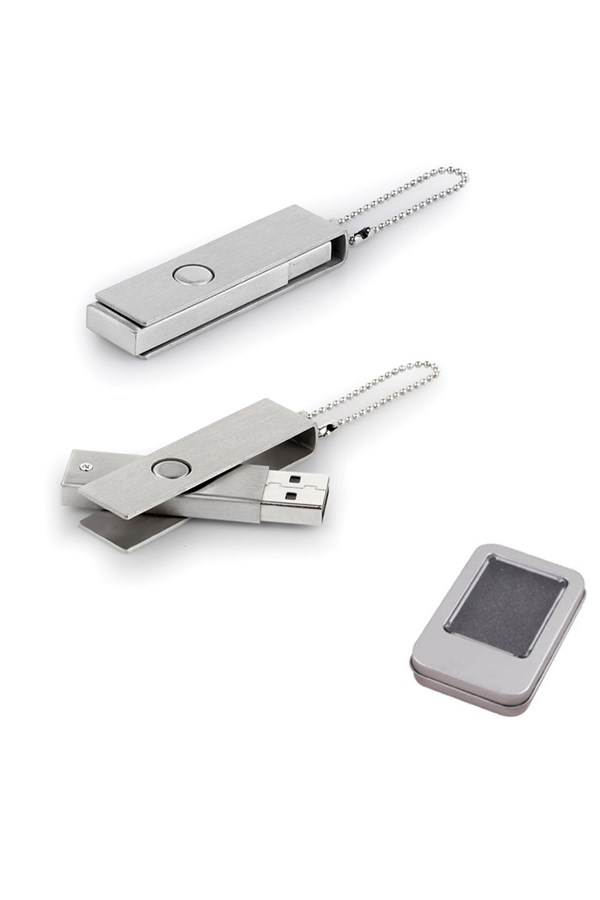 PB1024-Metal Döner USB Bellek