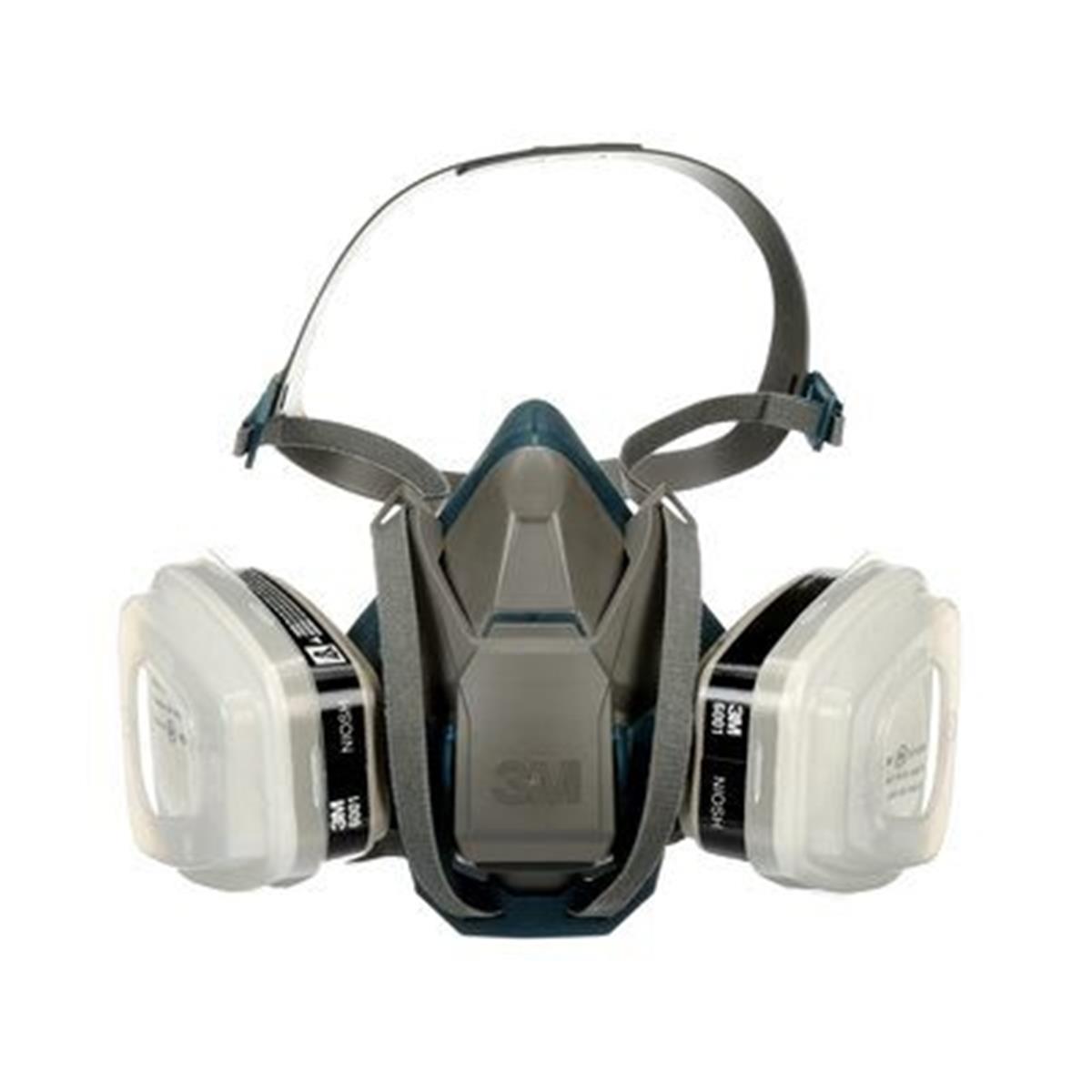 3M 6503-QL Hızlı Açılır Yarım Yüz Büyük Boy Gaz Maskesi  