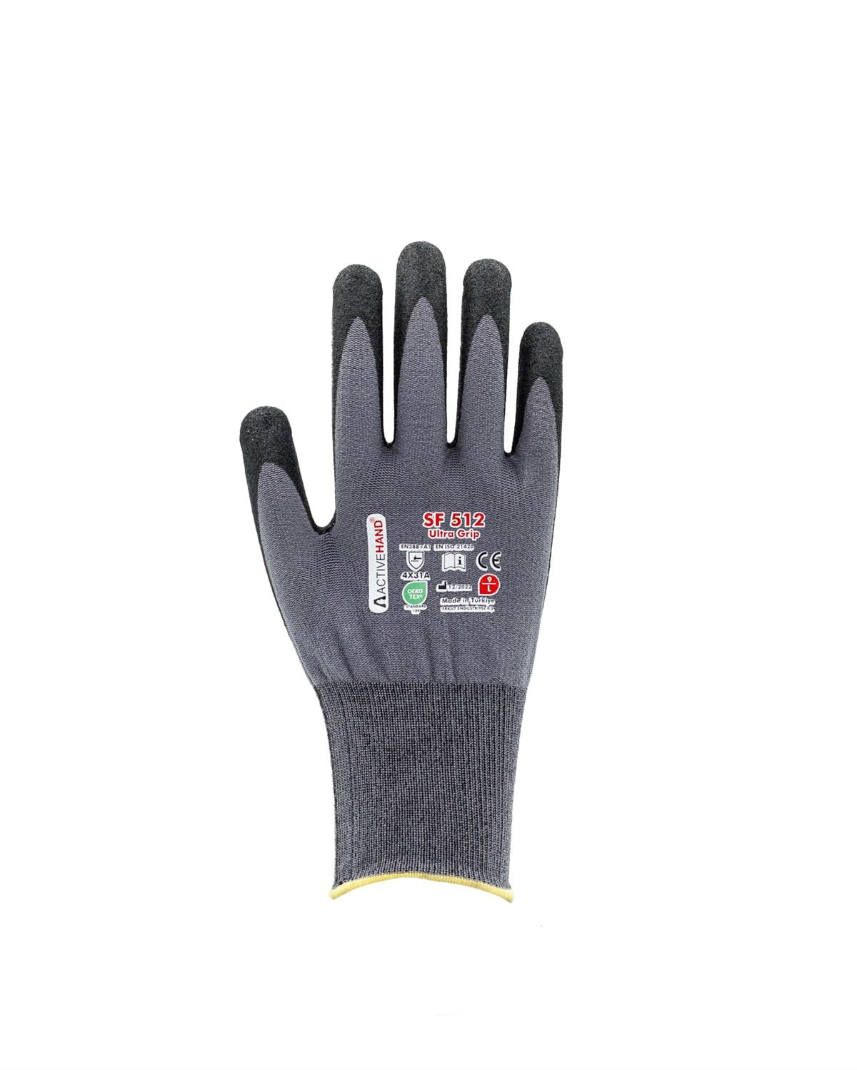 Activehand SF-512 Yağlı Ortamlar İçin Montaj Eldiveni 7 