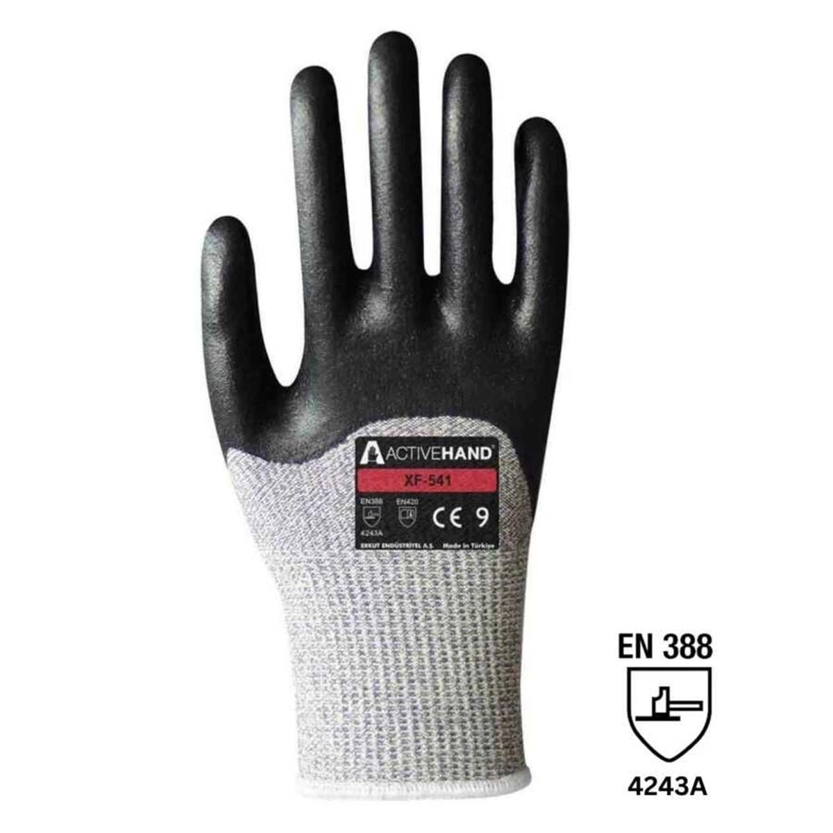 Activehand XF-541 Nitril Kesilme Dirençli Eldiven 8 