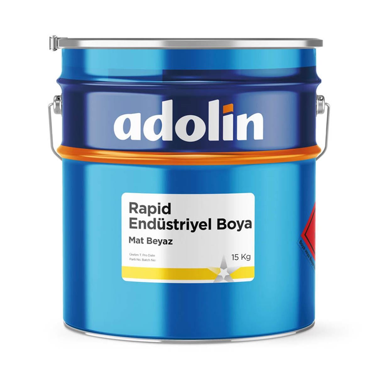 Adolin Rapid Endüstriyel Boya Bayrak Kırmızı 3002 2.5 KG