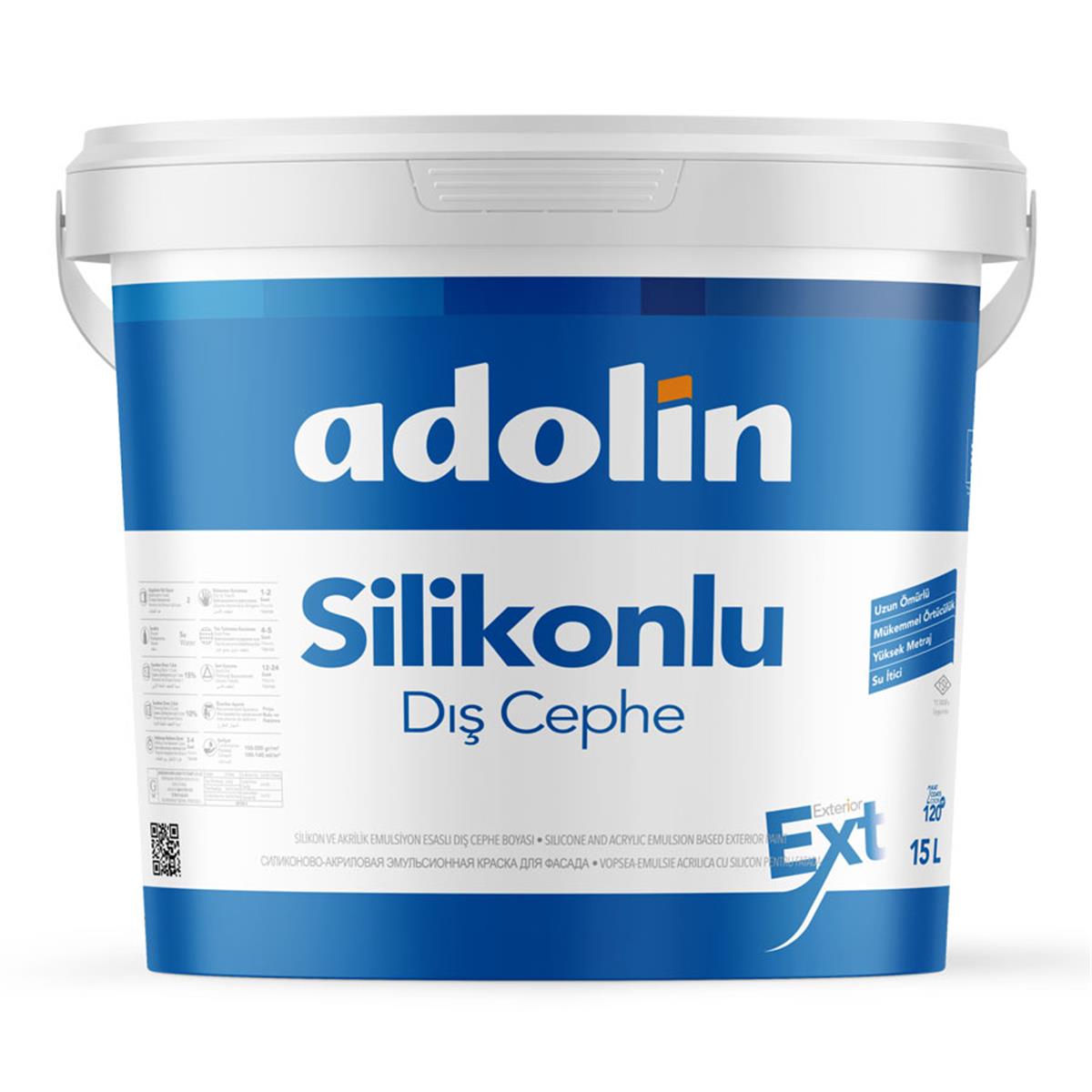 Adolin Silikonlu Dış Cephe Boyası 15 LT