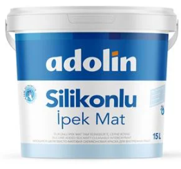 Adolin Silikonlu İpek Mat Tam Silinir