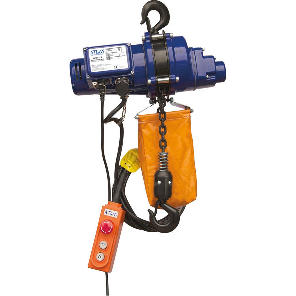 Atlas ATEC0.5 500 KG 6 MT Mini Elektrikli Zincirli Vinç