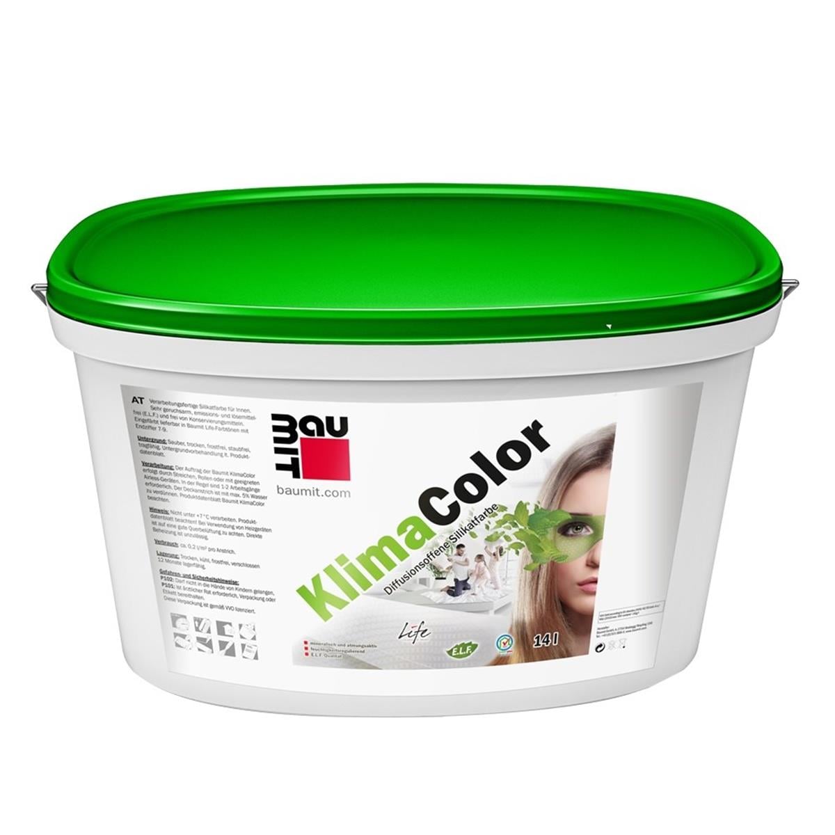Baumit Klima Color Silikat Esaslı Sağlıklı İç Cephe Boyası Beyaz 14 LT
