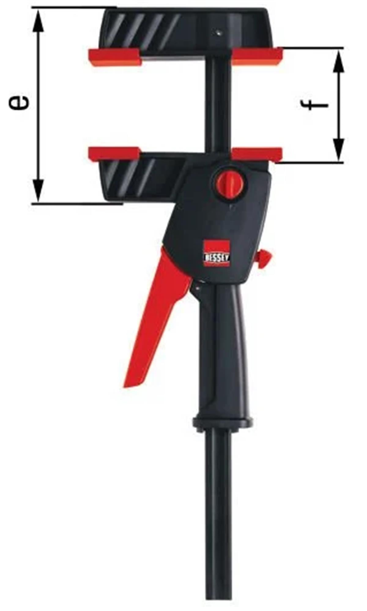 Bessey DUO16-8 Cırcır Mekanizmalı Tek El İşkence (İç-Dış)