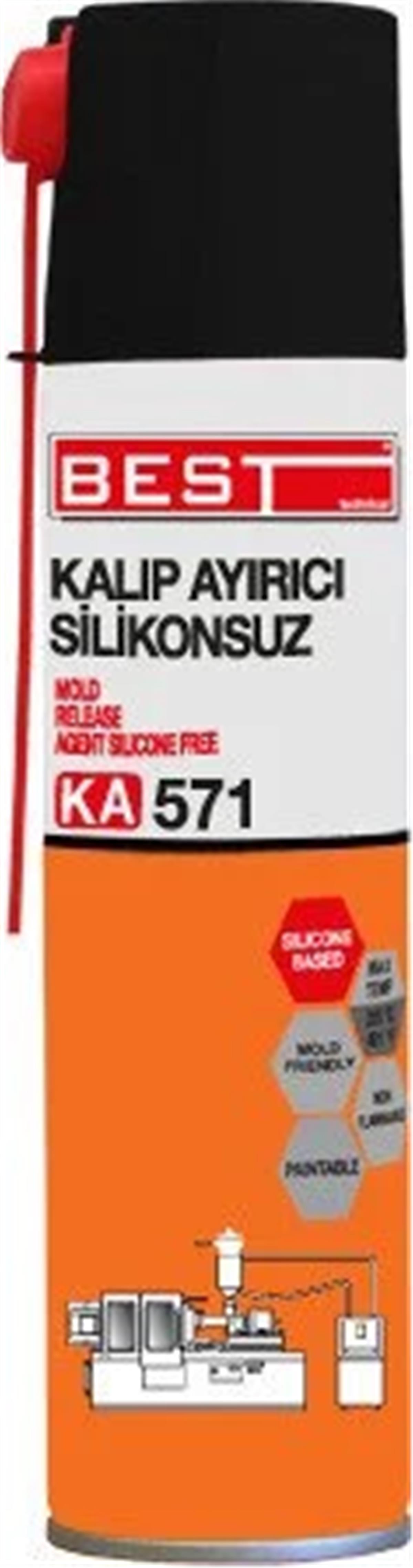Best KA571 Silikonsuz Kalıp Ayırıcı Sprey