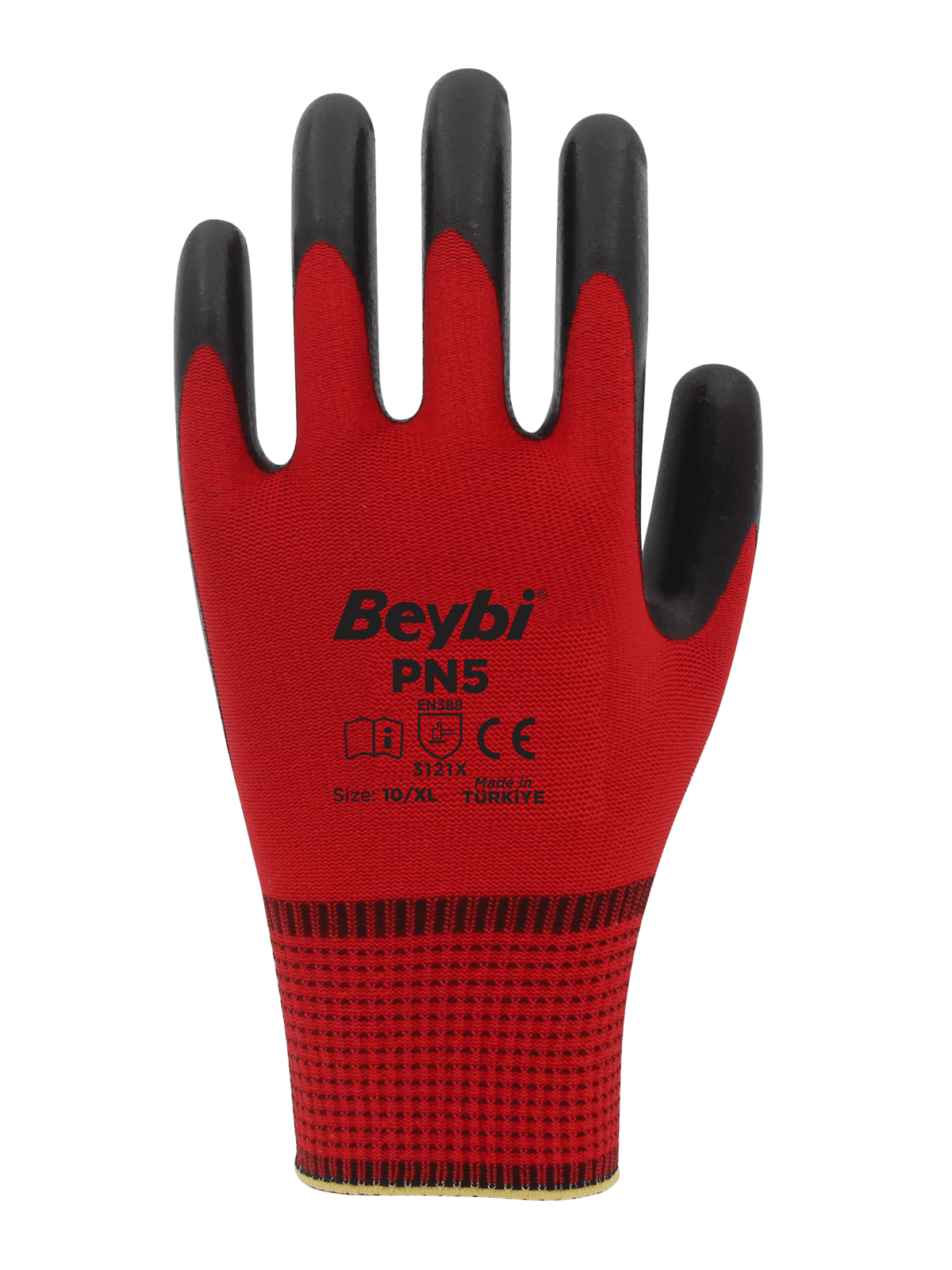 Beybi PN5 Nitril Eldiven Sarı 10 