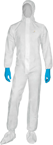 Delta Plus DT115 Tek Kullanımlık Kapüşonlu Tüy Tulum L 