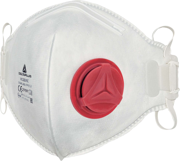 Delta Plus M1300VB FFP3 Ventili Katlanır Maske (10 Adet)  