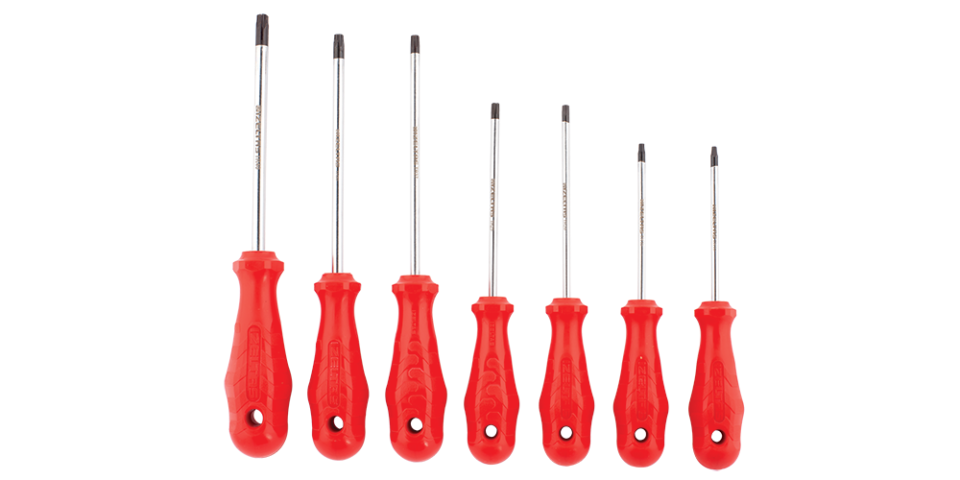 İzeltaş Delikli Torx Uçlu Tornavida Seti 7 Parça