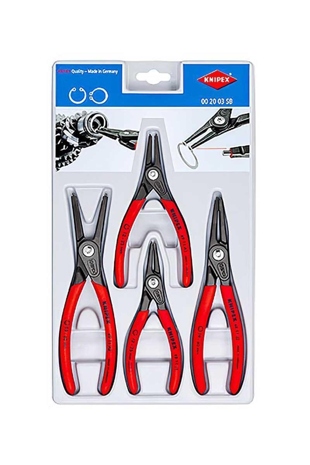 Knipex 00 20 03 SB Segman Pense Seti 4 Parça