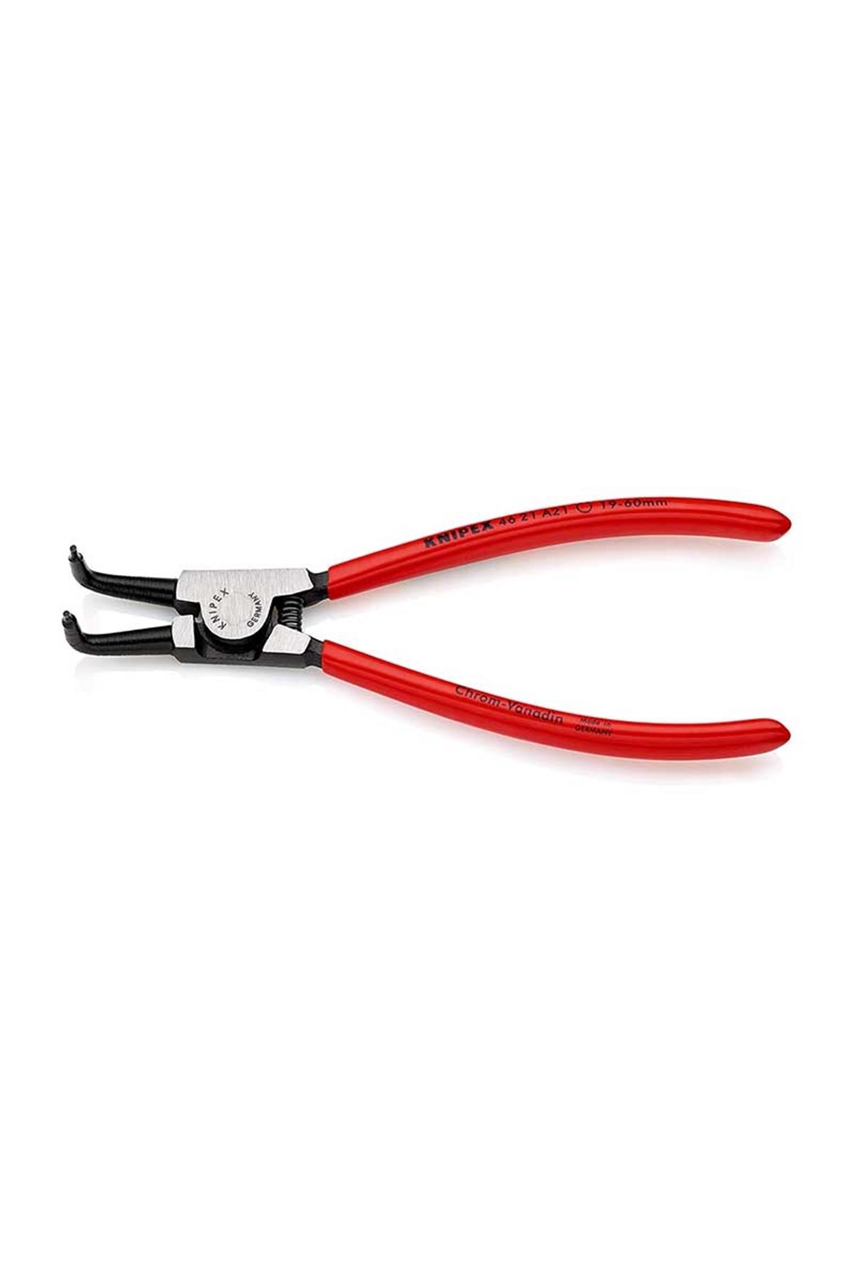 Knipex 46 21 A21 Eğri 90° Dış Segman Pensesi