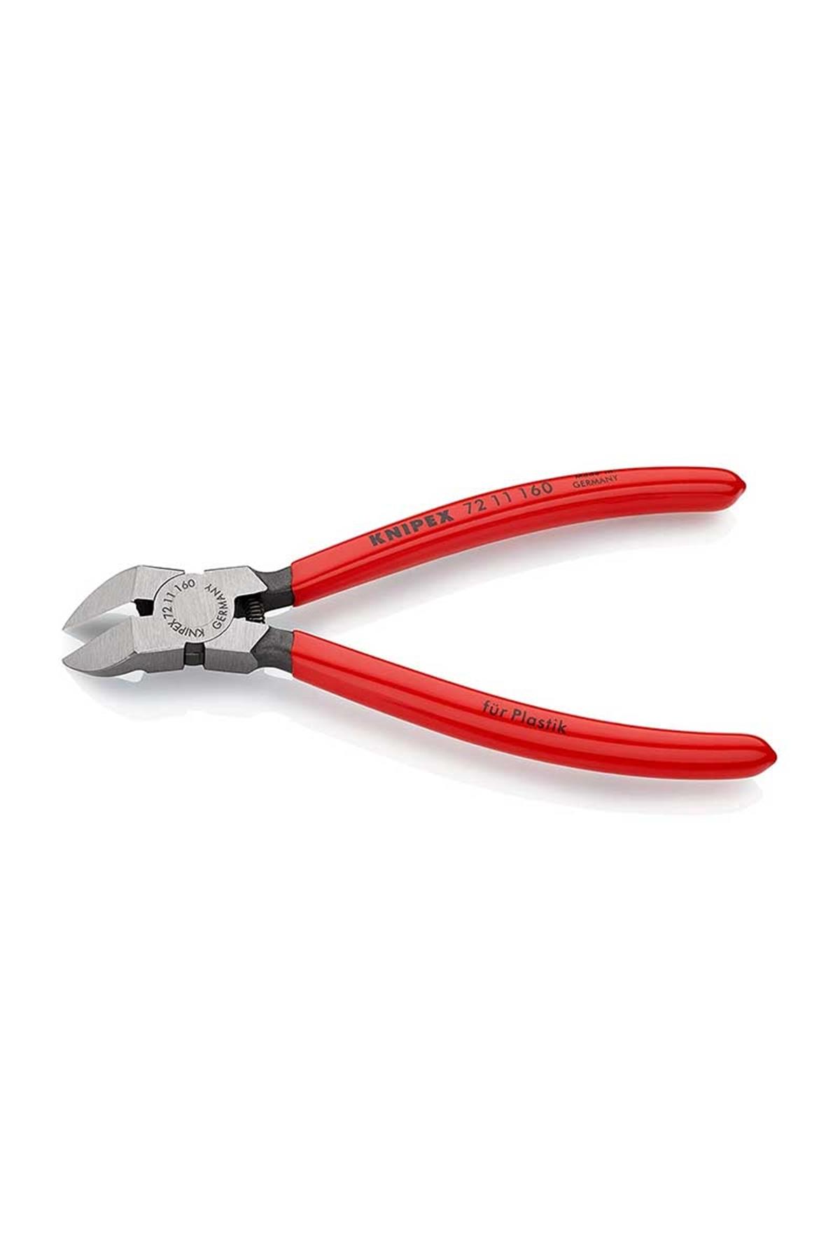Knipex 72 11 160 Eğri 45° Plastik Yan Keski