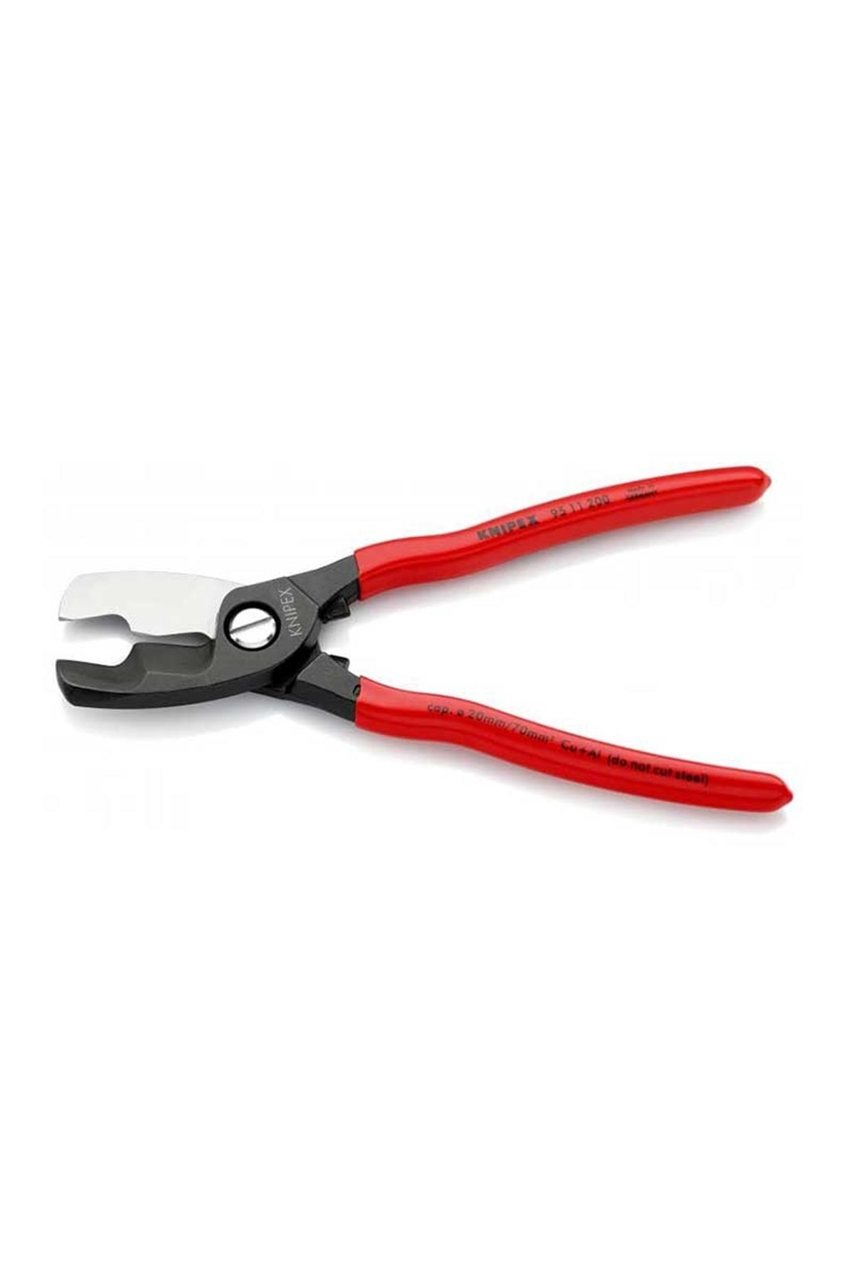 Knipex 95 11 200 Çift Bıçaklı Kablo Makası