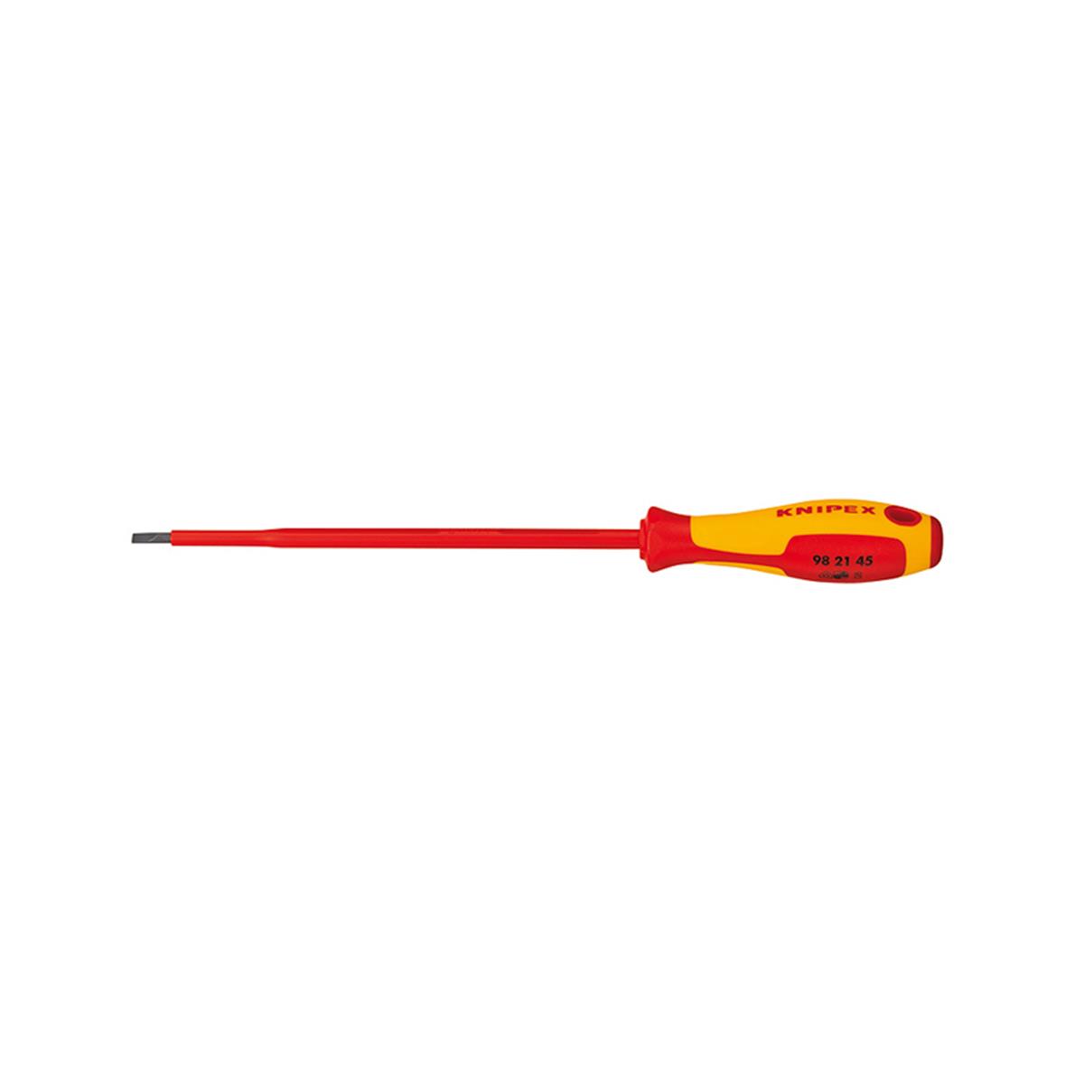 Knipex 98 21 45 VDE İzoleli Düz Uçlu Tornavida 4.5x180 mm