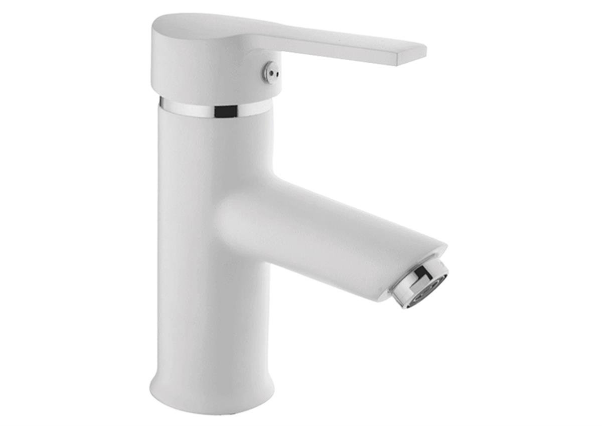 Lara Beyaz İnci Mix Lavabo Bataryası