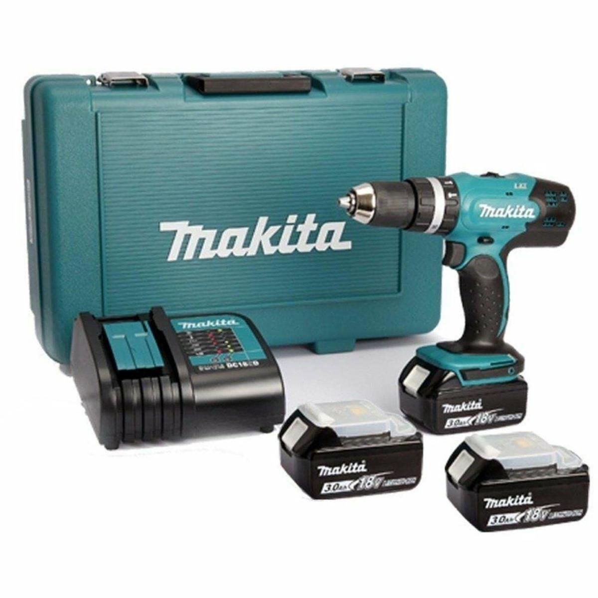 Makita DDF453SFE3 3 Akülü Matkap Vidalama