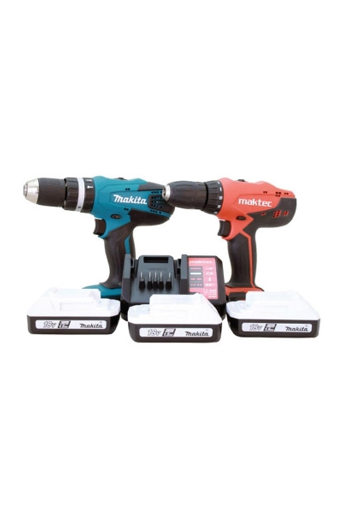 Makita HP457DWE3 3 Akülü Darbeli Matkap