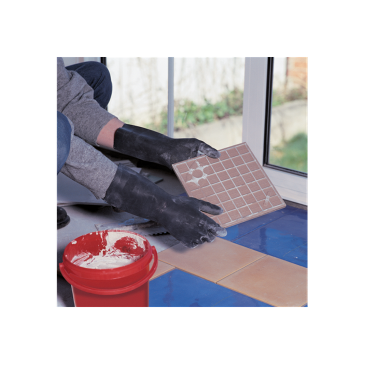 Mapa Techni-Mix 415 Kimyasal Dirençli Lateks Eldiven  