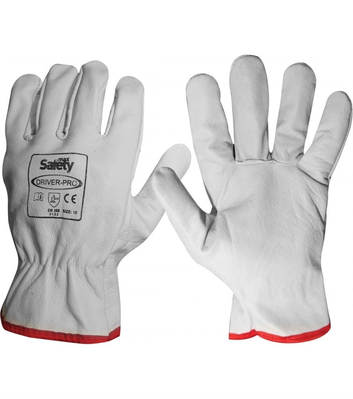 Max Safety Driver-Pro Deri Sürücü Eldiveni  