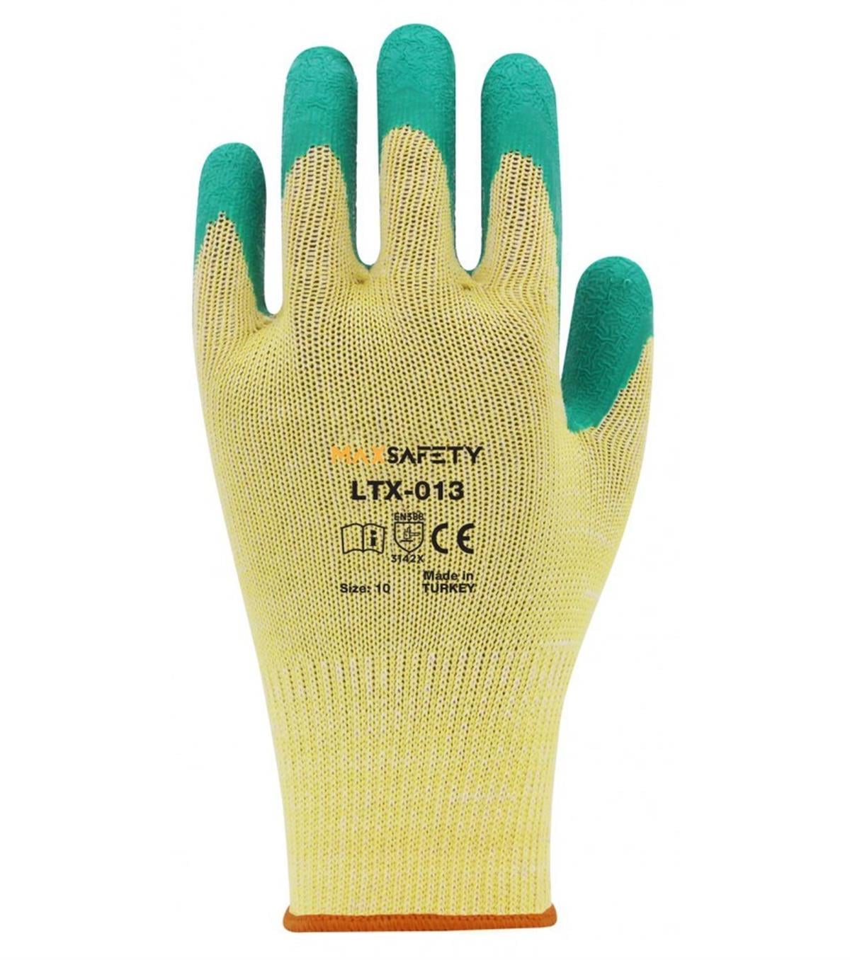 Max Safety LTX-013 Lateks Camcı Eldiveni 9 