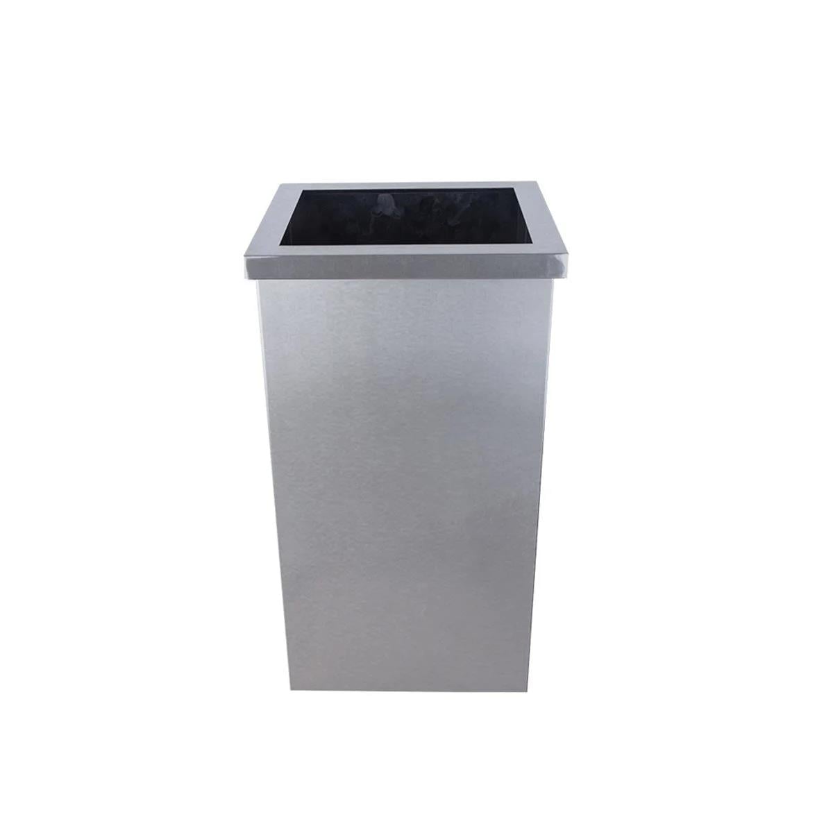 Maxiflow Açık Kapak Çöp Kovası 36 LT Krom