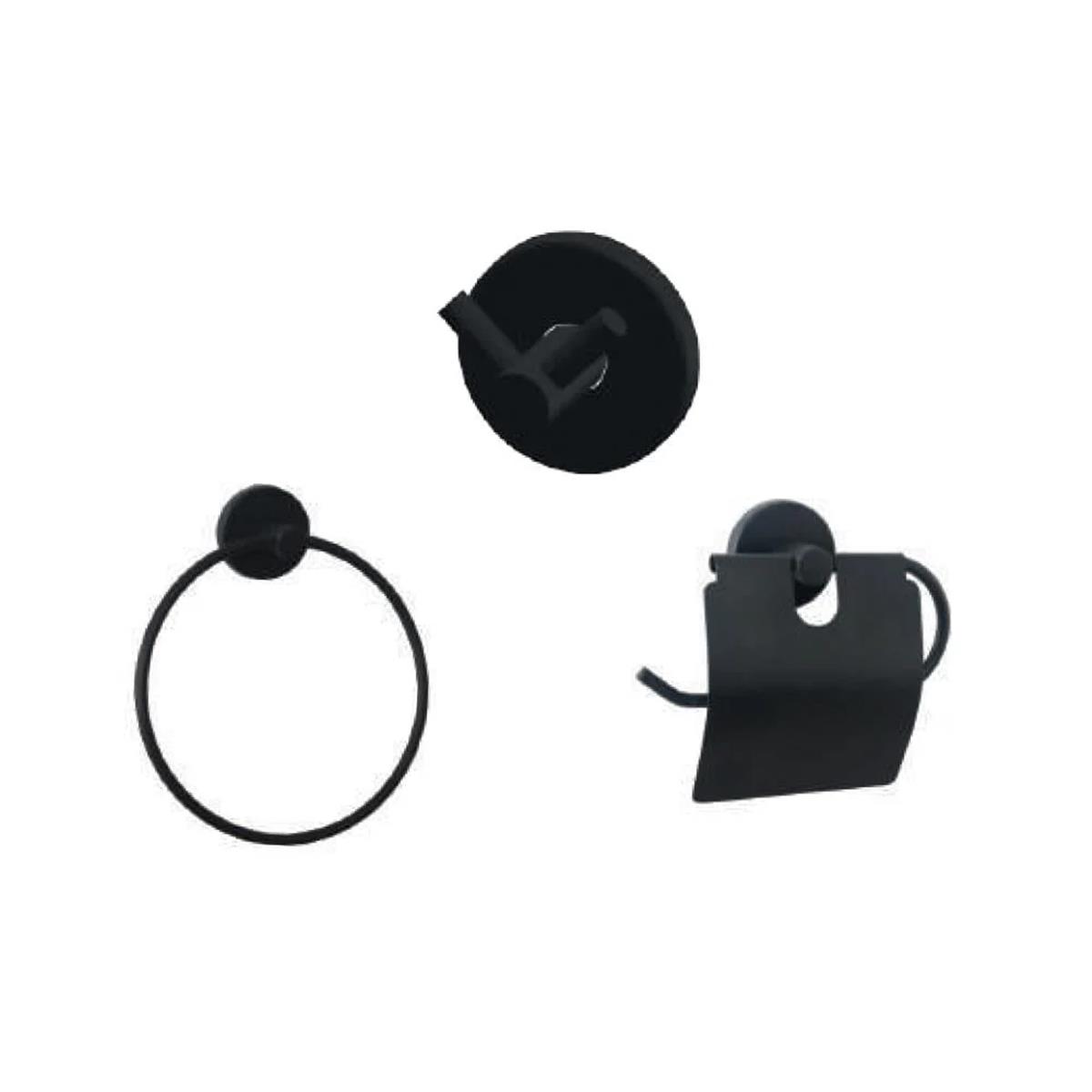 Maxiflow Mars Serisi 3'lü Set Siyah