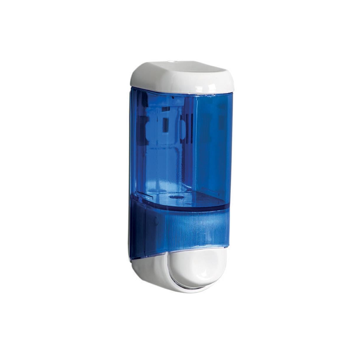 Maxiflow Plastik Sıvı Sabun ve Şampuan Verici (Beyaz-Şeffaf Mavi) 170 ML