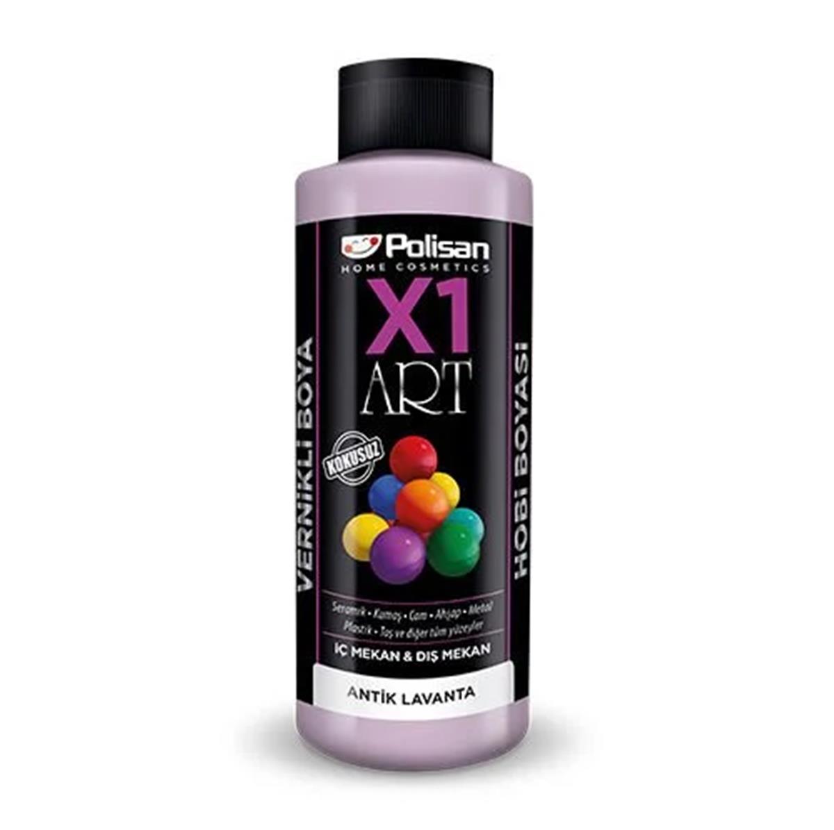 Polisan X1 Art Vernikli Boya Antik Lavanta