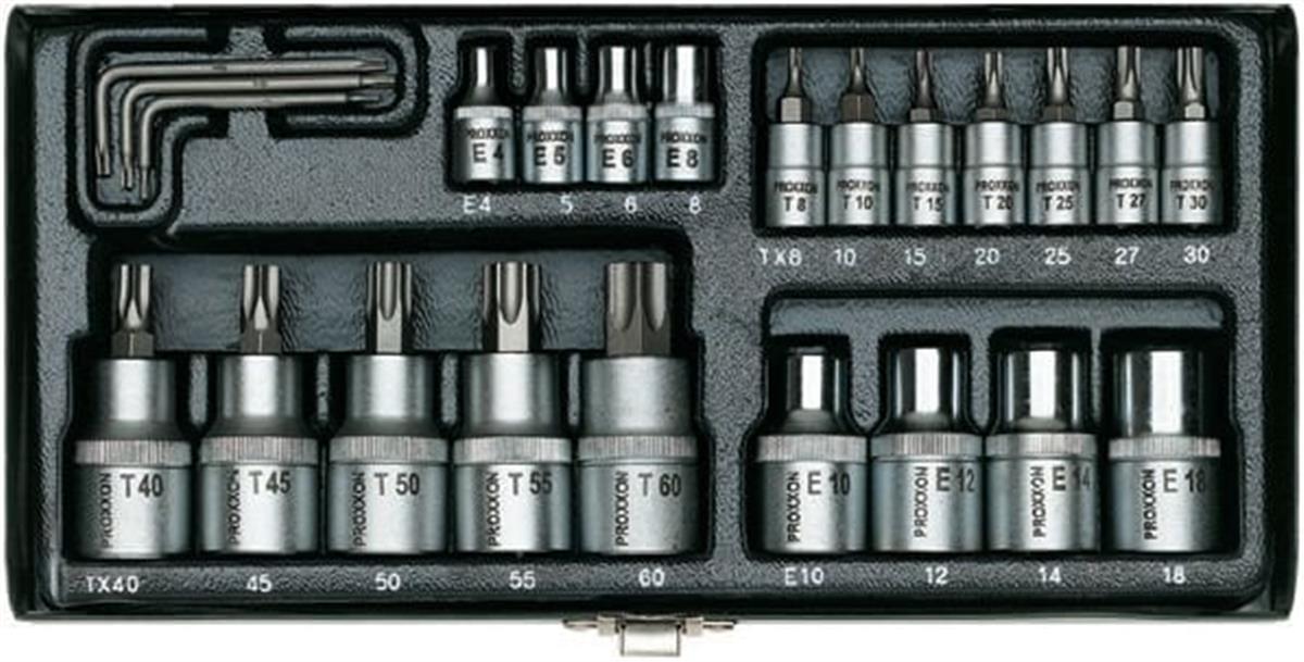 Proxxon 23102 24 Parçalı Torx Lokma Takımı