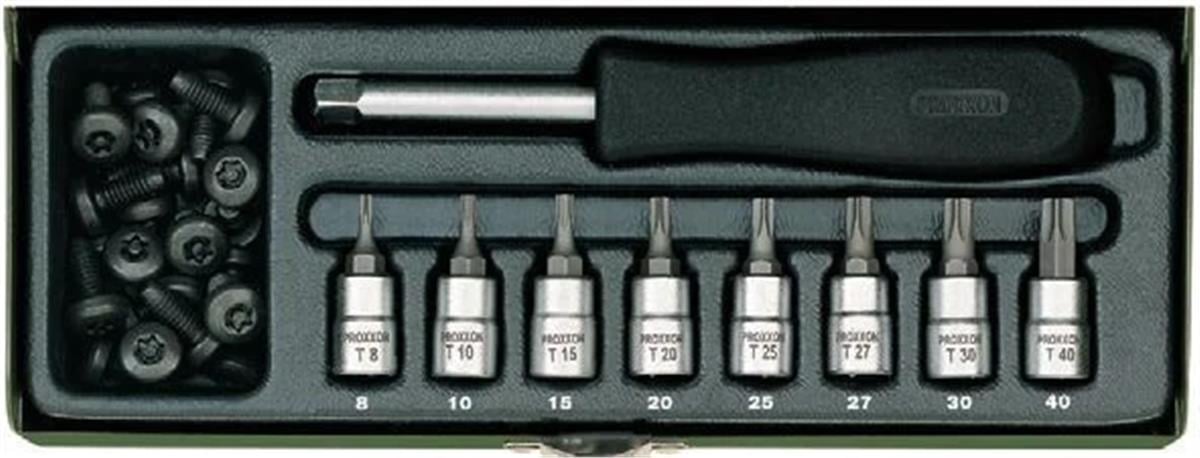 Proxxon 23108 1/4 9 Parçalı Torx Tornavida Takımı
