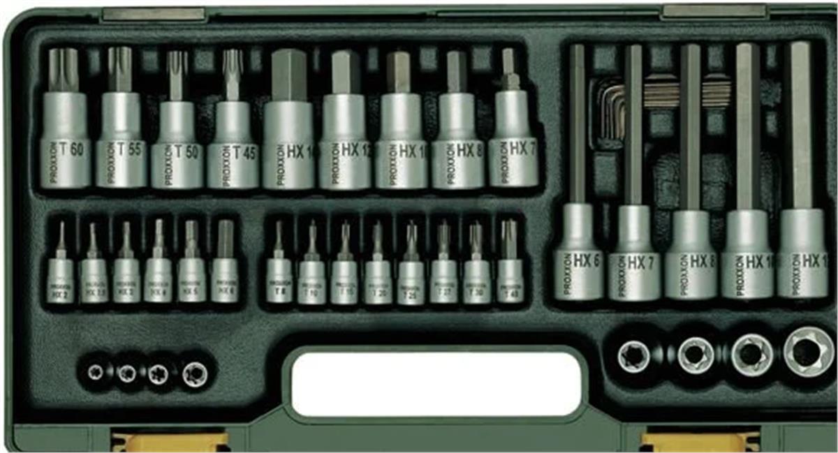 Proxxon 23290 42 Parçalı Torx ve Allen Lokma Uç Takımı
