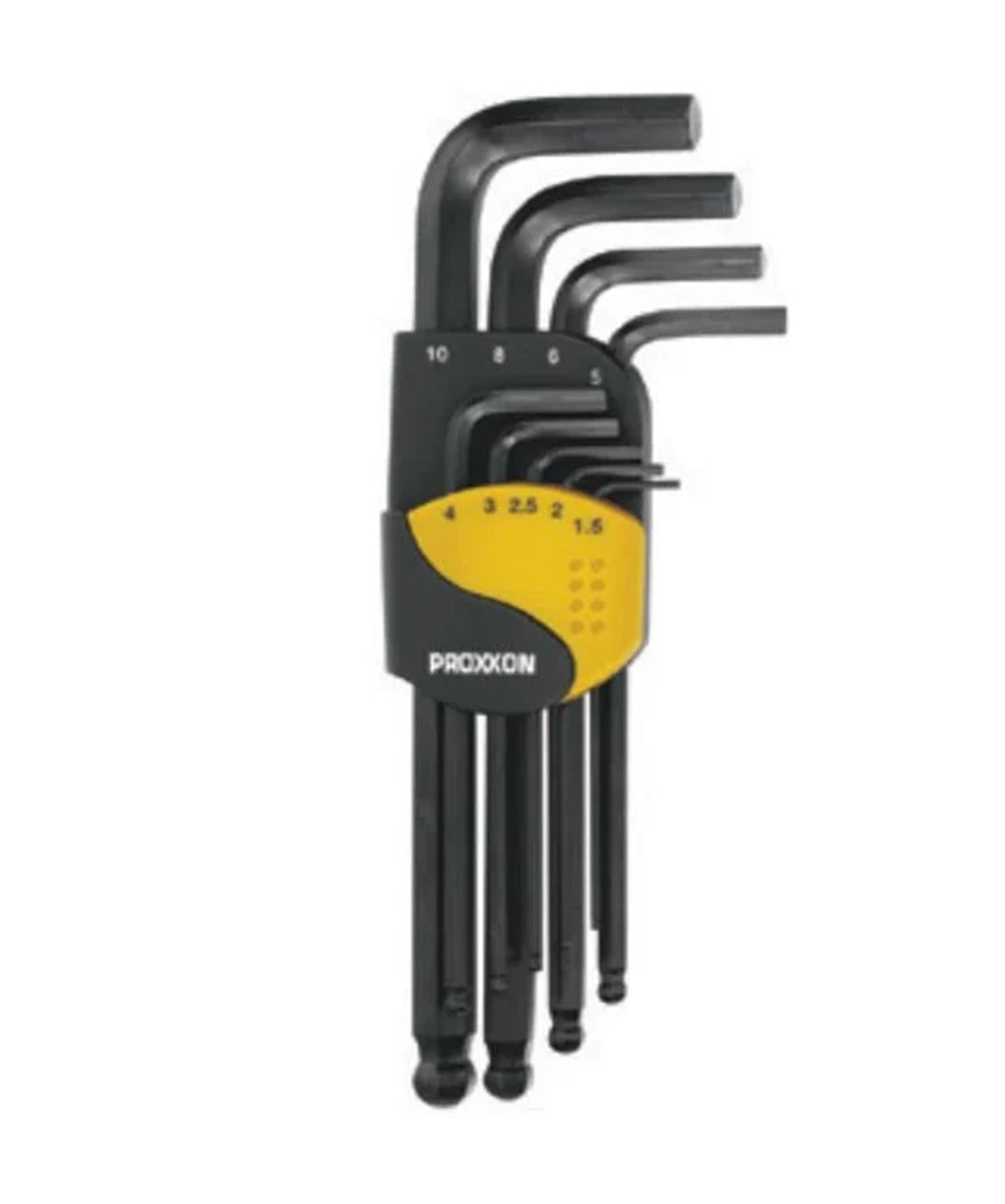 Proxxon 23946 9 Parça Bombe Başlı Allen Takımı