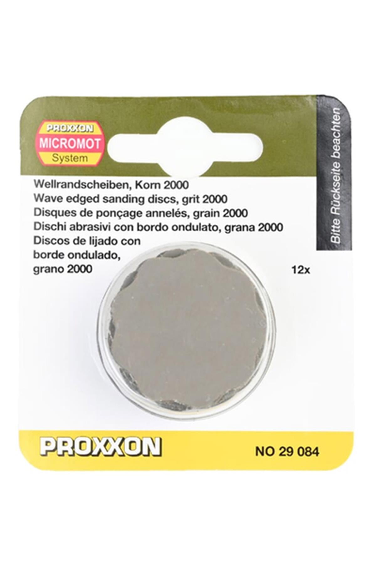 Proxxon 29084 30 mm 2500 Kum Zımpara (12 Adet)