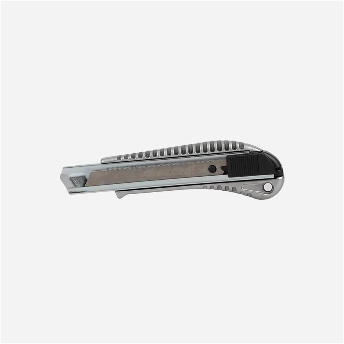 Rtrmax RAK118 Maket Bıçağı Profesyonel Alüminyum Geniş 18 mm