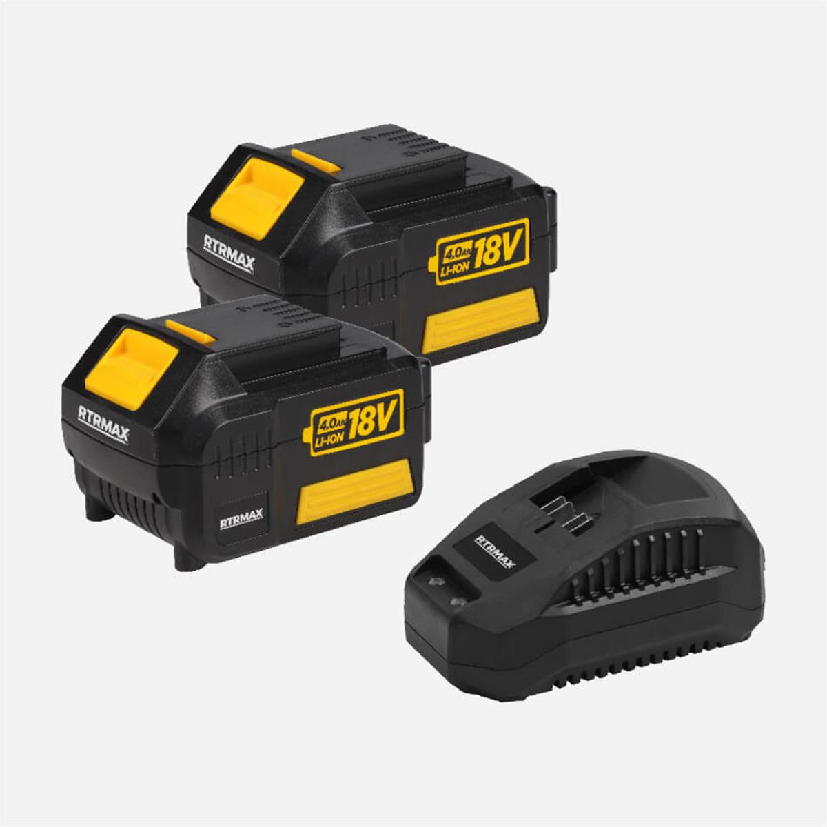 Rtrmax RTX1804 - RTX1808 Akü Seti 2 Adet 18V 4Ah