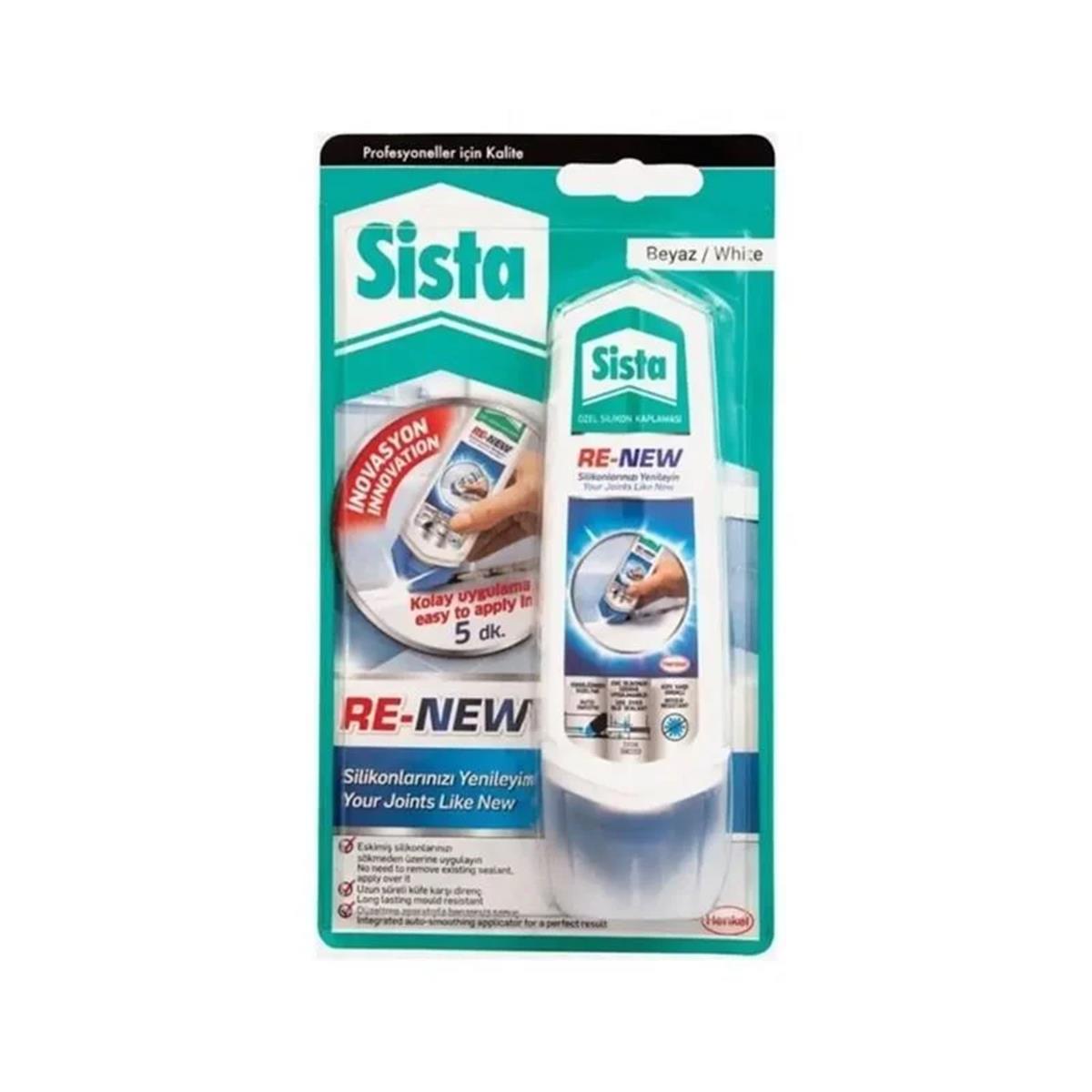Sista Derz Bakım Silikonu Beyaz Re-New 100 ML