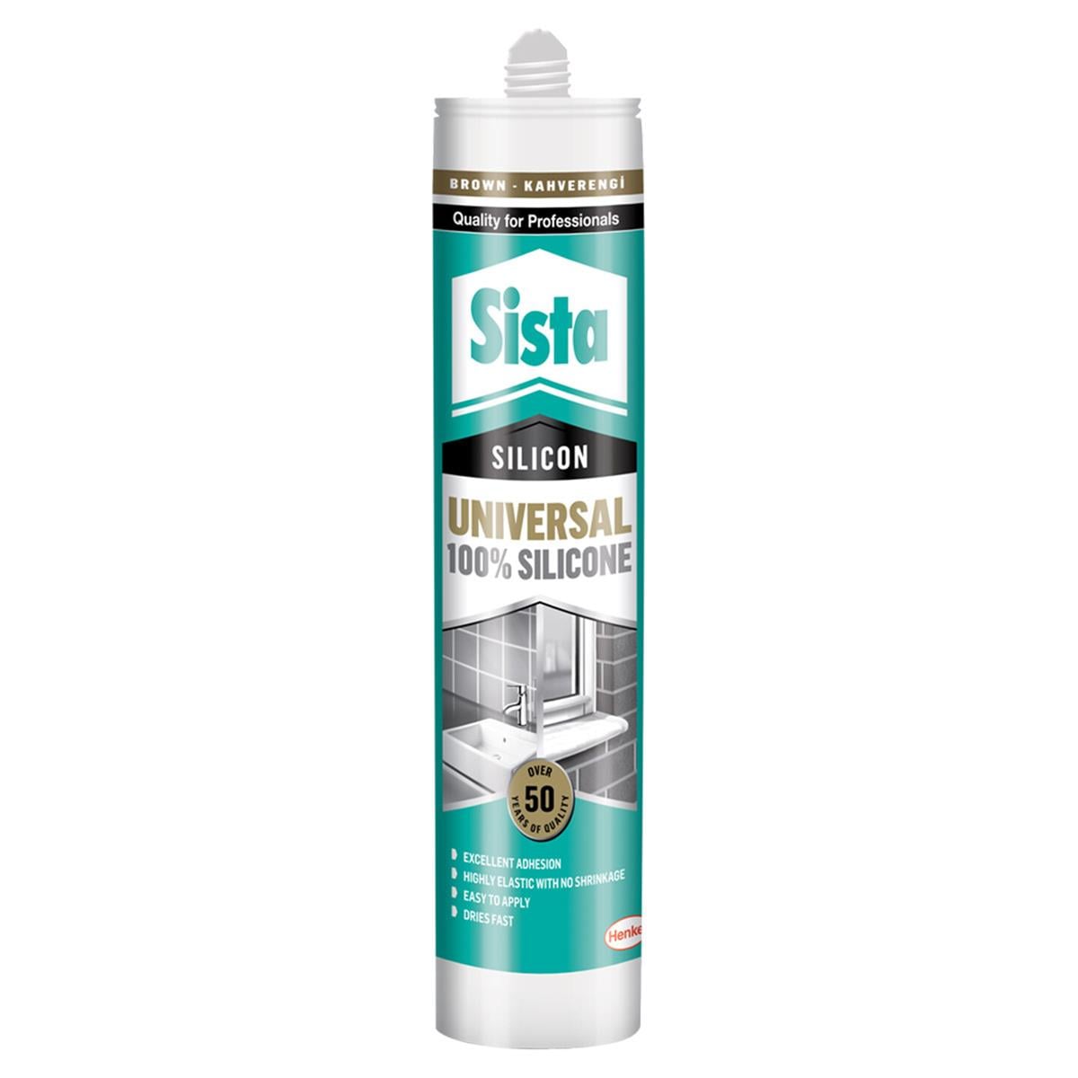 Sista Universal Silikon Kahverengi 310 ML